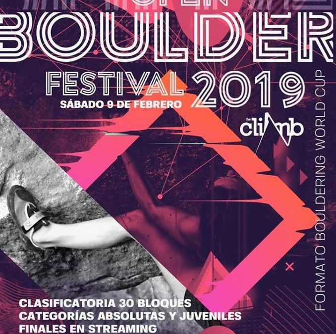 The Climb OPEN Boulder Festival 2019